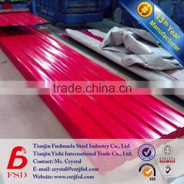 zinc corrugated steel sheet metal roofing sheet price