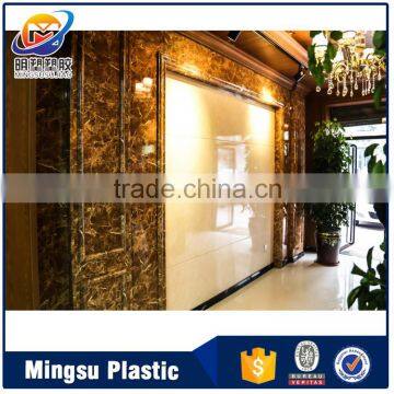 High Gloss Decorative 3D PVC Wall Panels for TV Setting Wall