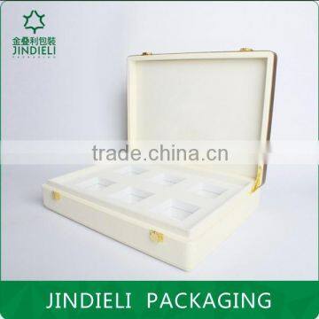 High grade beauty custom pu cosmetic box