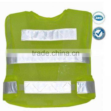 mesh fabric reflective safety vest