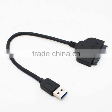 HDD SSD 22Pin (7Pin + 15Pin) USB 3.0 to SATA 2.5'' Converter Adapter Cable photo-3