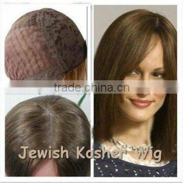 Grade 5a human remy hair silk top jewish wig kosher wigs