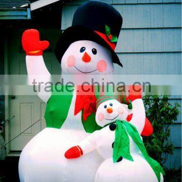 2012 hot christmas production,inflatable snow man decoration