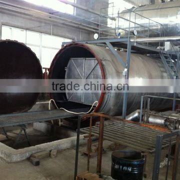 wood plate soften reactor tank