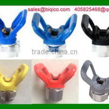 AIRLESS PAINT contractor flat tip spray gun tip guard nozzle seat factory selling