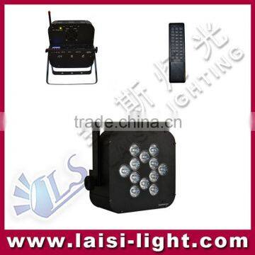 12*10w Quad slim par led/ 12*10W RGBWA 5-in-1 High Power LED flat par can/LED Par Light