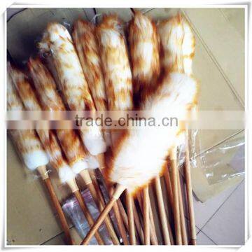 Lambswool Duster With Retractable Black Tube photo-5