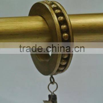 Beaded Curtain Eyelet Ring With Clip For 1-1/2", 1-3/4" and 2" Gold Curtain Rods photo-5