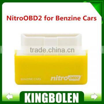 Yellow color NitroOBD2 for Benzine cars OBD2 Chip Tuning Box Newly Arrival