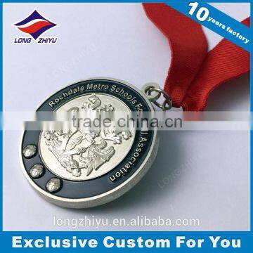 Factory sale besopke football basketball metal medal for event