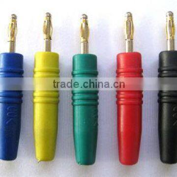 2mm banana plug and socket with insulated body