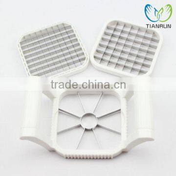 Potato and apple slicer cutter with 3 changable slicer