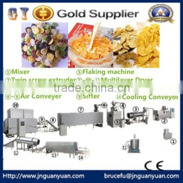 Auto breakfast oats corn flakes machine