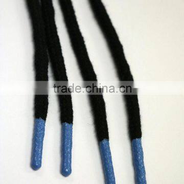 assorted color barrel wrapped silicon tip shoelace aglets custom shoelace charms