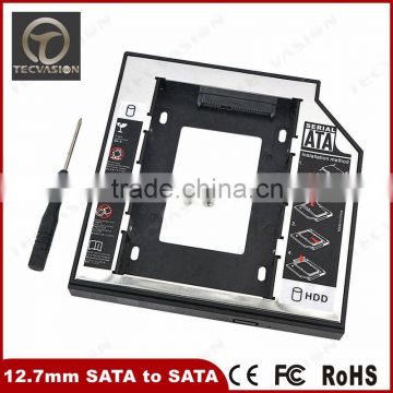 12.7mm sata to sata caddy for hp compaq acer 12.7mm universal hdd caddy for wholesales