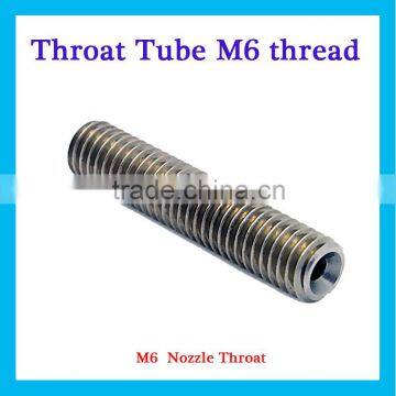 M6 X 30 Nozzle PTFE tube inside for Tube Makerbot 3d printer accessory Reprap prusa i3 DIY kit throat tube barrel tube 3dprinter