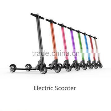 Ultralight Folding Lithium Battery Rechargeable Two Wheel Electric Carbon Scooter