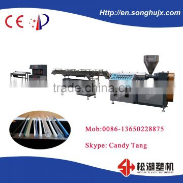 dongguan precision plastic medical tube extruding machine line