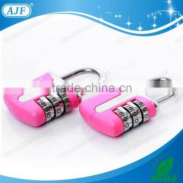 AJF Newest High quality and security zinc alloy 3-digit gym combination code number lock padlock