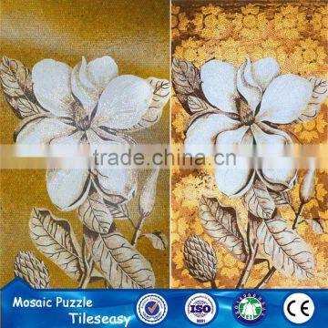 latest design popular wallpaper pictures with flower pattern mosaic tile