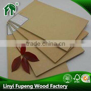 18mm plain MDF Medium density board/E1 raw MDF