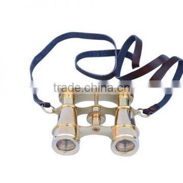 Hampton Nautical small and powerful solid brass binoculars 12143