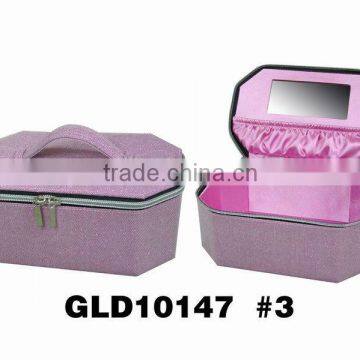 good quality promotional hand cosmetic box with mirror