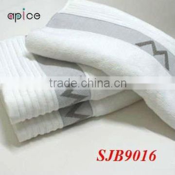 solid color jacquard hand towel 100% cotton