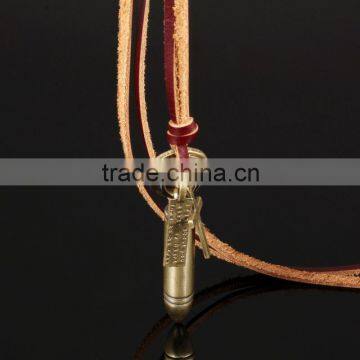 Hot Sale 2016 Fashion Bullet Mens Titanium Necklace Cord Wholesale photo-2