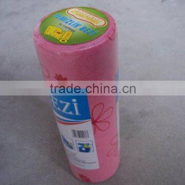 Tear-off nonwoven cleaning cloth rolls(viscose/polyster)