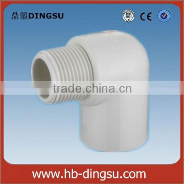 Factory/Low price Pipe fittings compression ASTM PVC M&F thread elbow