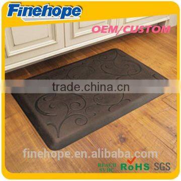 Mat For Kitchen PU Polyurethane Foam Waterproof Washable Anti Fatigue Slip Kitchen Mat OEM Customize Manufacturer                        
                                                Quality Choice