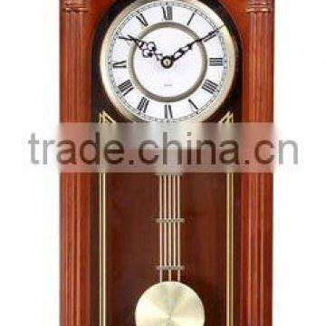 Wooden pendulum clock