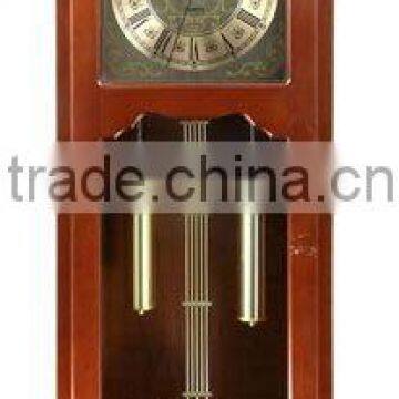 Wooden pendulum clock