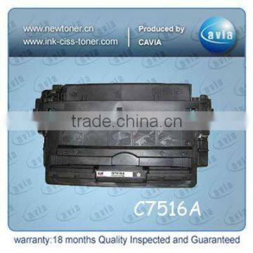 Laser Toner Cartridge wholesale C7516A compatible for hp laserjet 5200