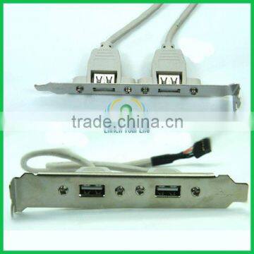 USB mainboard cable 2-Port Bracket