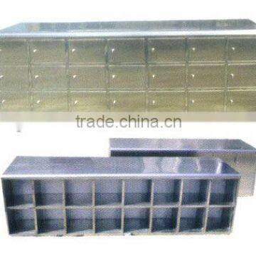 Custom stainless steel lockable shoe cabinet large shoe rack for sale