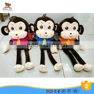 cute long leg cartoon monkey plush doll toy