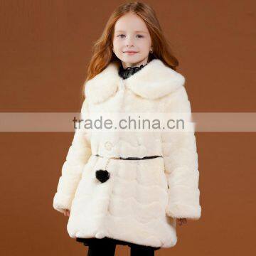 Baby Girls Kids Faux Fur Fleece Coat Kids Winter Warm Jacket OEM Type Custom Clothes Manufacturer Factory Guangzhou photo-2