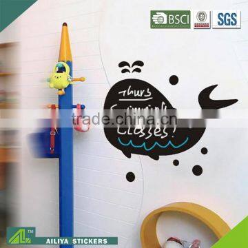 Erasable washable removable custom design bedroom good job removable chalkboard sticker film