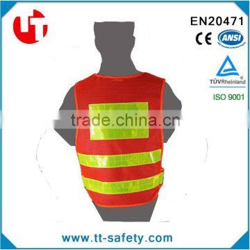 Yongkang Factory CE EN20471 Mesh PVC Refleticve Tape High Visibility Jacket