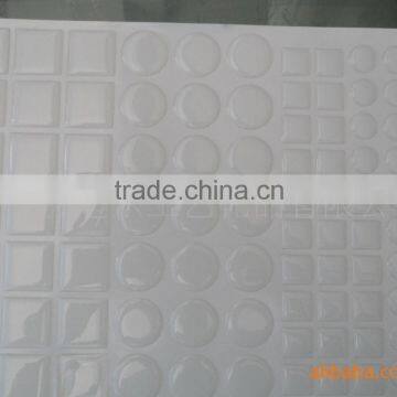 New design clear dot epoxy sticker