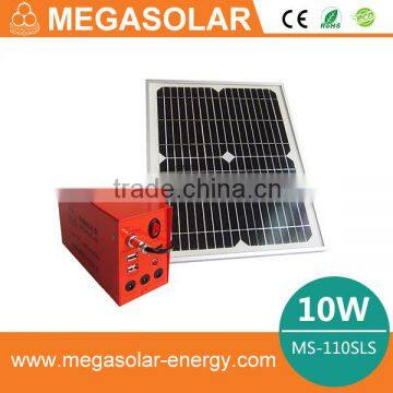 10w Solar Lighting System With Usb Charging Port photo-2