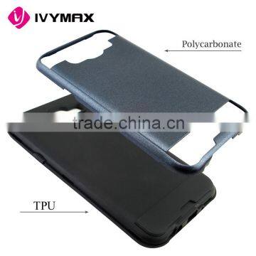 China Supplier Top Seller Hybrid Brushed Metallic Protector Phone Cover for Samsung Galaxy J7/J700 (2015) photo-5