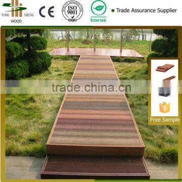 wood grain colorful outdoor deck