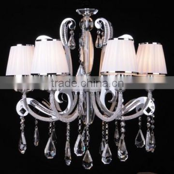 2015 Hot Sale 6 Light Modern Metal Crystal Chandelier with CE