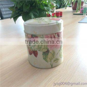 Direcrt factory sale airtight tea storage tins/round chinese tea tin box for packaging