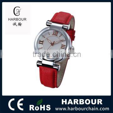 China Factory Latest Fashion Wrist Watches for Girls Red Strap photo-2