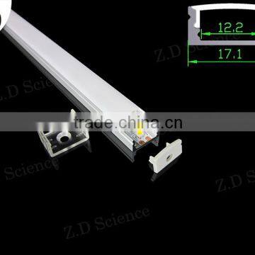 LED Interior Lights Decoration Items LED Aluminum Profile For LED Strip Anodized Silver