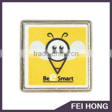 Metal enamel custom made good supplier printing lapel pins with logo